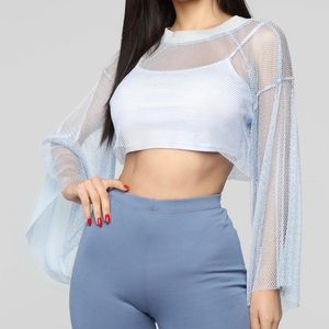 IM WHAT YOU WANT BLUE TOP - FN